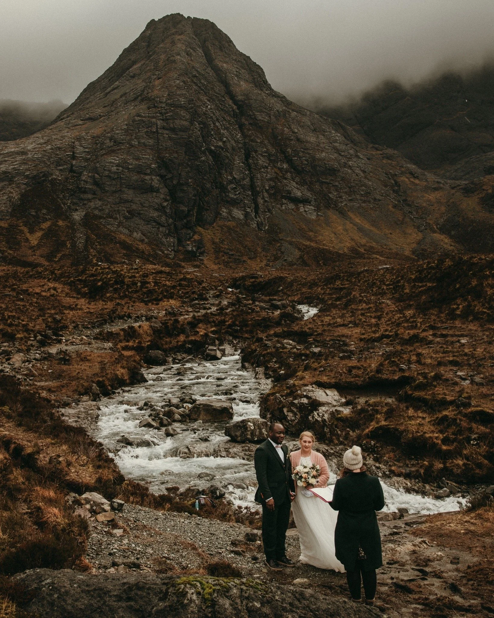 As we step into a new year, we find ourselves looking back to where it all began.

Rachel and Olu&rsquo;s wedding at the Fairy Pools on the Isle of Skye in 2021 was one of Laura&rsquo;s very first Wild Hearts Elopements. Surrounded by mist, flowing w
