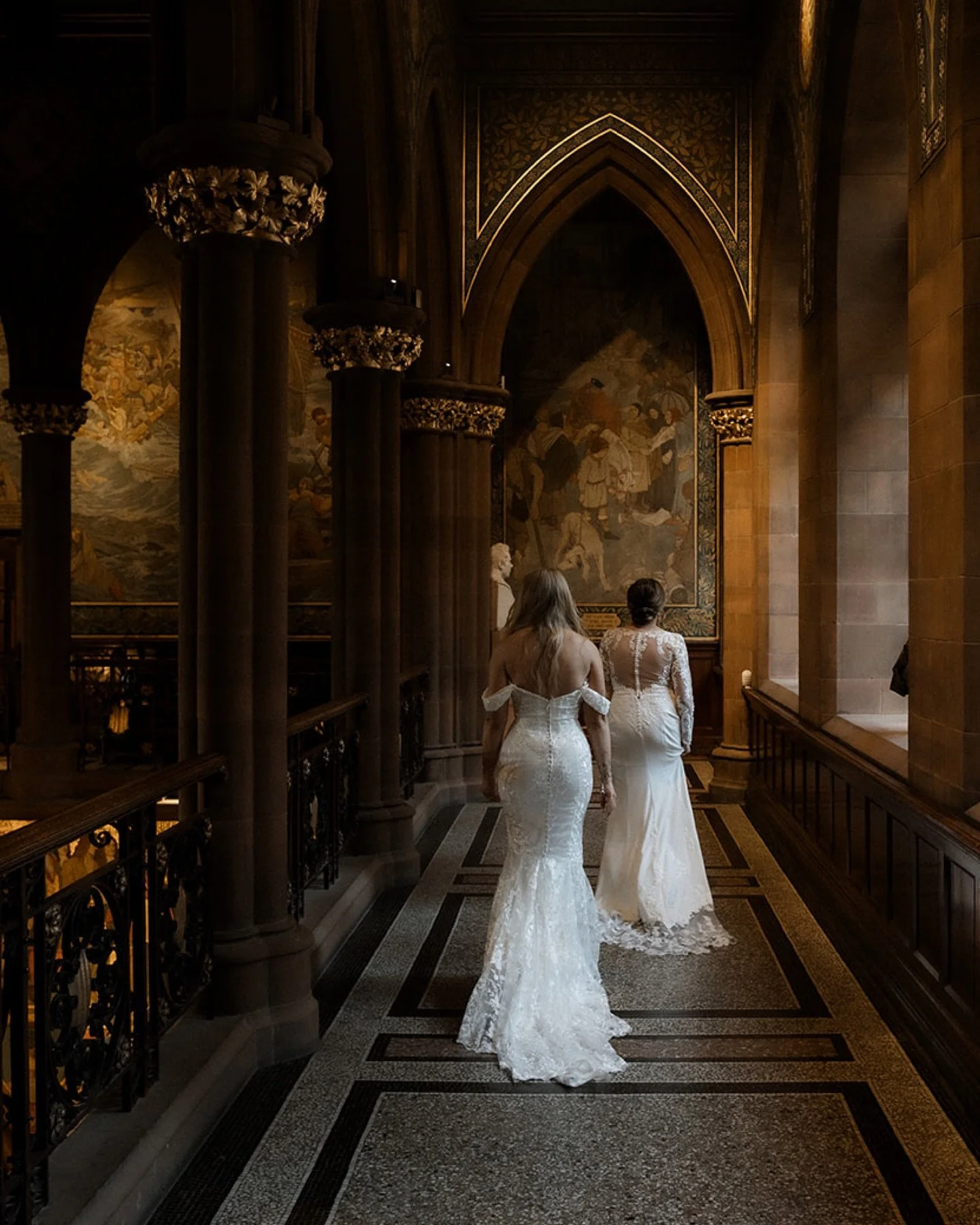 Like something pulled from the pages of a Shakespearean romance.

Sydney and Val wandered through the halls of the Royal College of Physicians, surrounded by towering archways, candlelit shadows, and stories etched into the walls long before them.

T