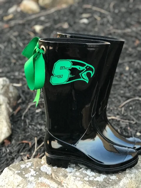 Personalized Rain Boots - School Spirit