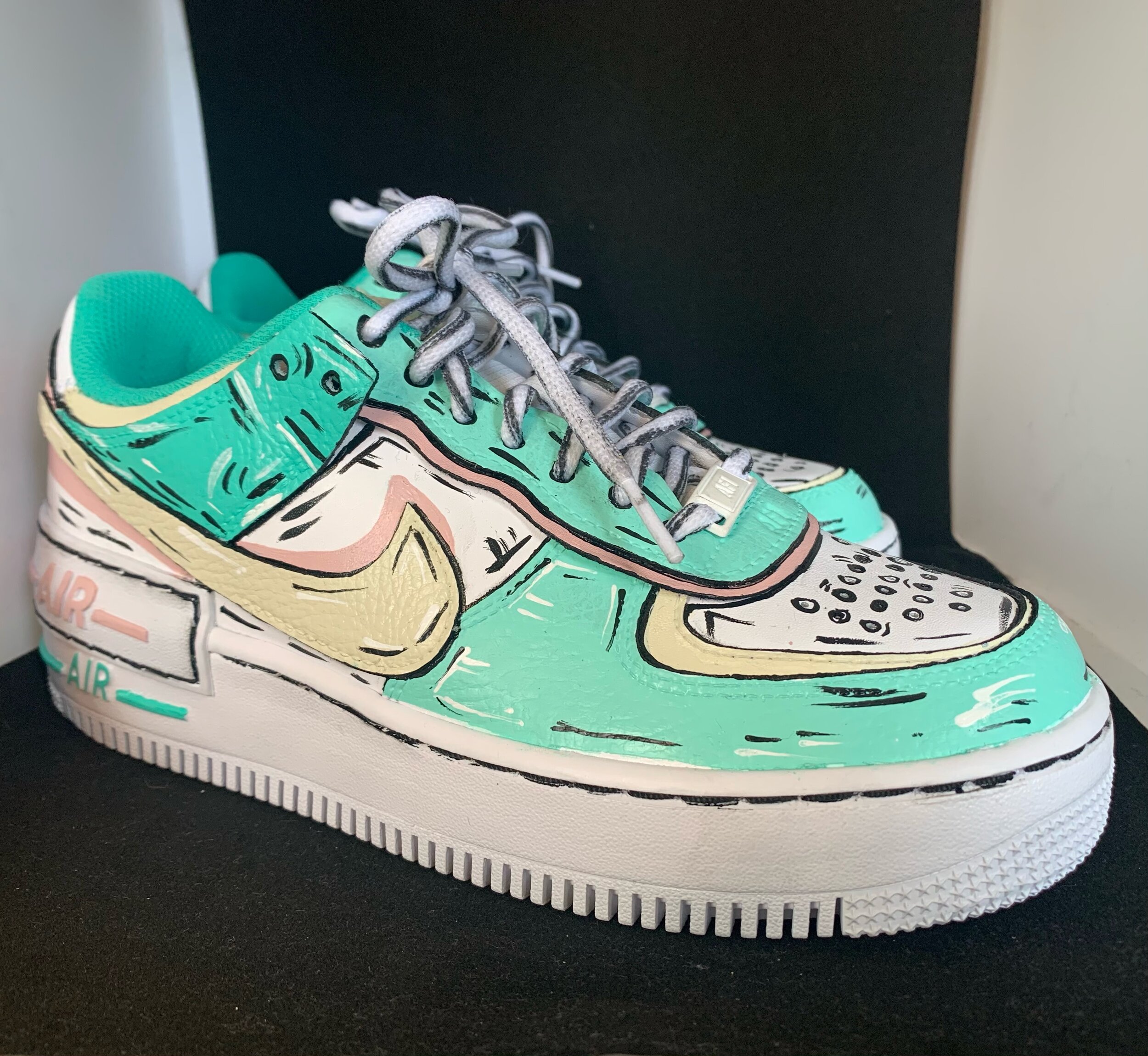 Cartoon Air Force 1 Sneakers