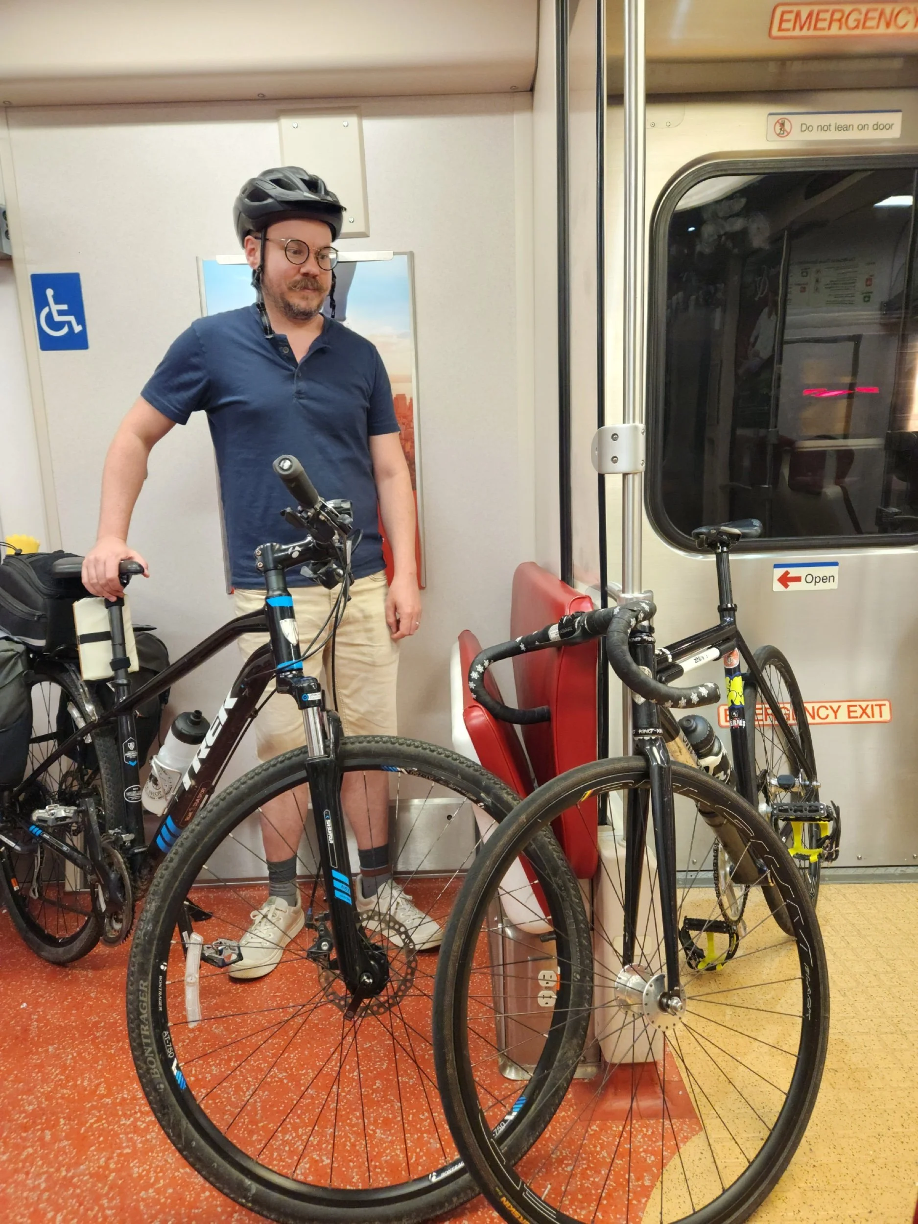 Marty’s bike makes a friend in Fordham