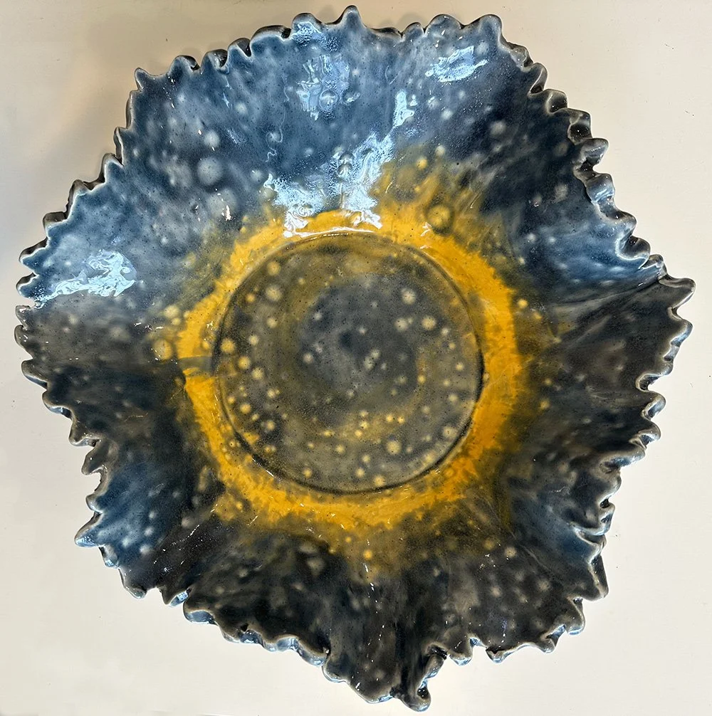 Sunburst Ceramic Bowl