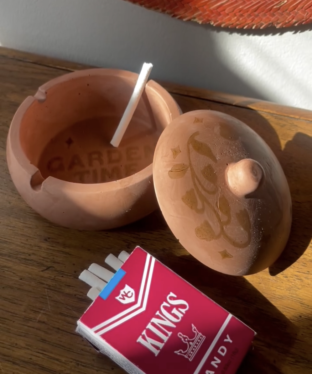 Green Jeans Plants and Cement Knick-Knacks