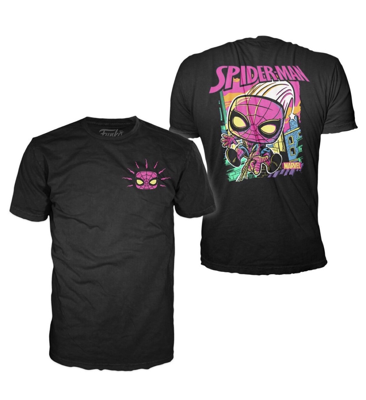 Spider-Man Black Light Tee