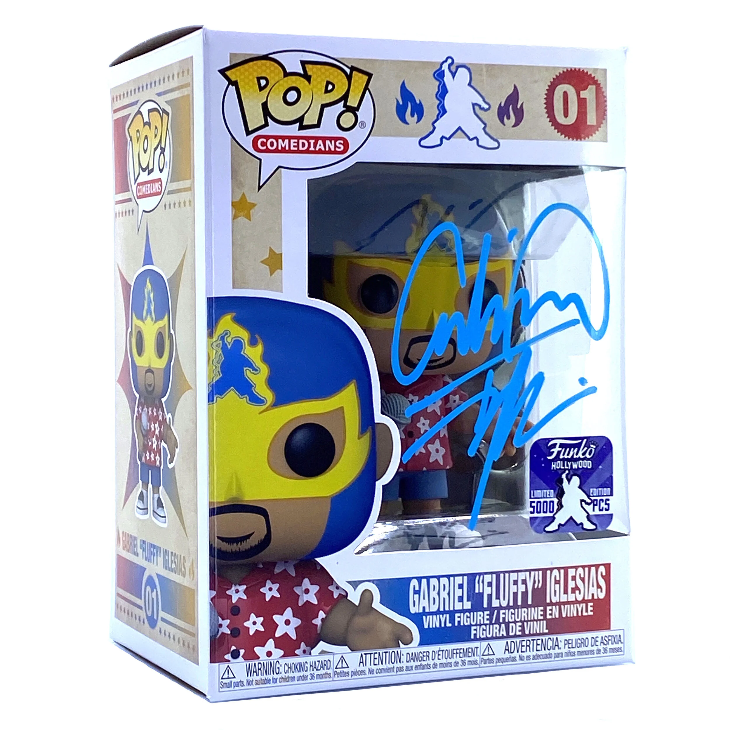 Gabriel "Fluffy" Iglesias (Lucha) Signed