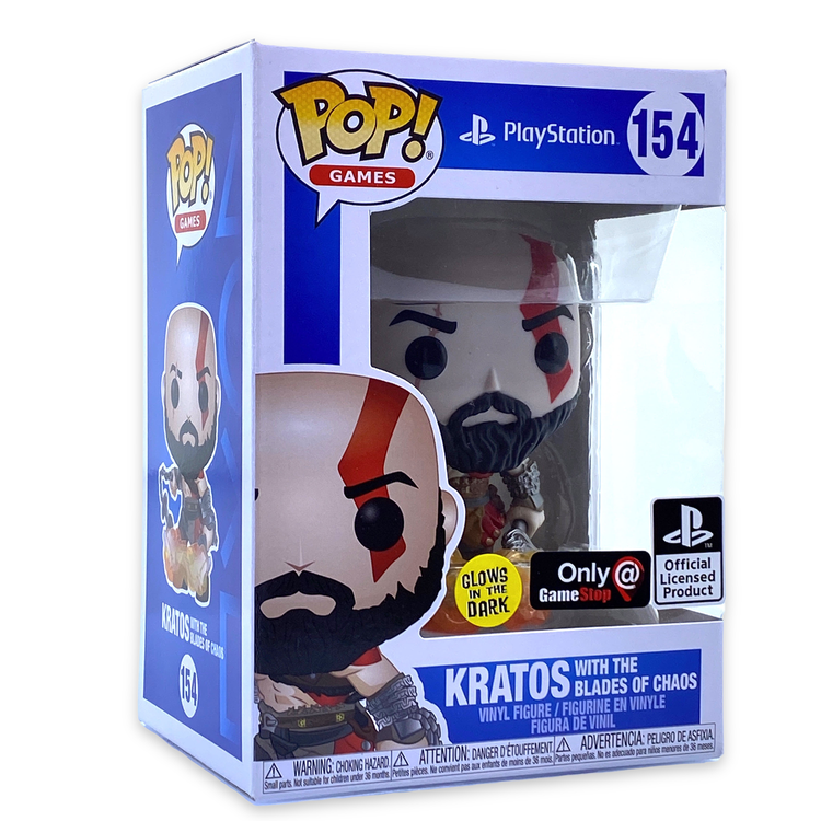Funko Pop God of War Kratos with The Blades of Chaos Exclusive Figure 154 G 