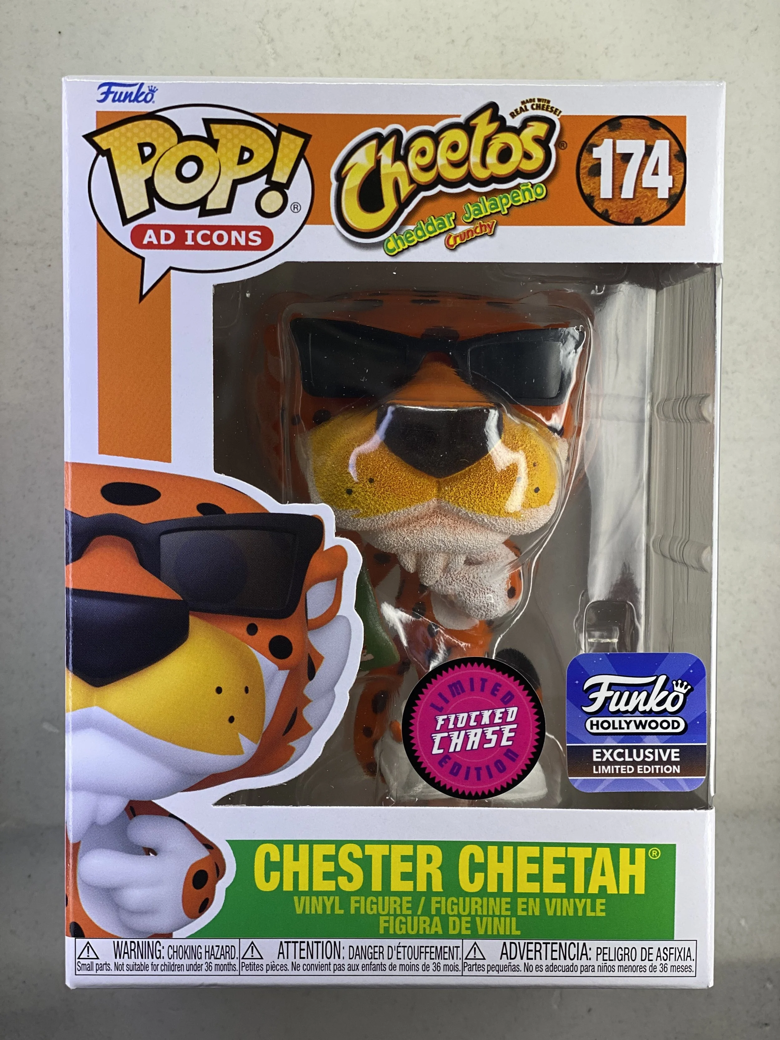 Chester Cheetah (with Crunchy Jalapeno Cheetos) [Flocked Chase] Funko
