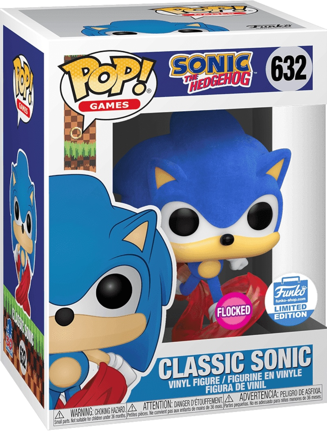 Classic Sonic (Flocked)