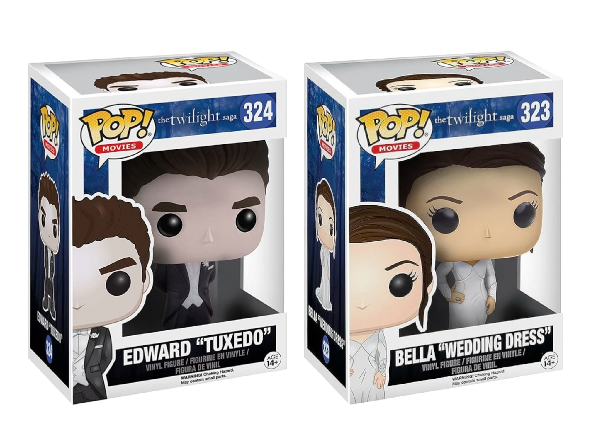 Bella Swan [Wedding Dress] & Edward Cullen [Tuxedo | Bundle] Funko Pop   About The Pop!