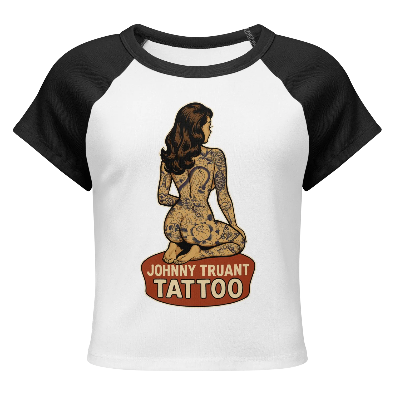 "Body" Women’s micro rib raglan baby tee