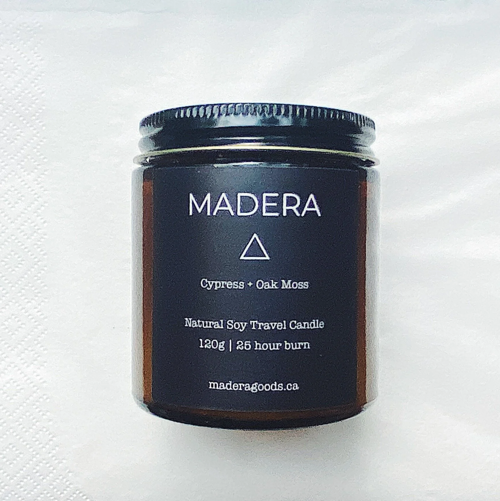Cypress + Oak Moss Natural Soy Travel Candle