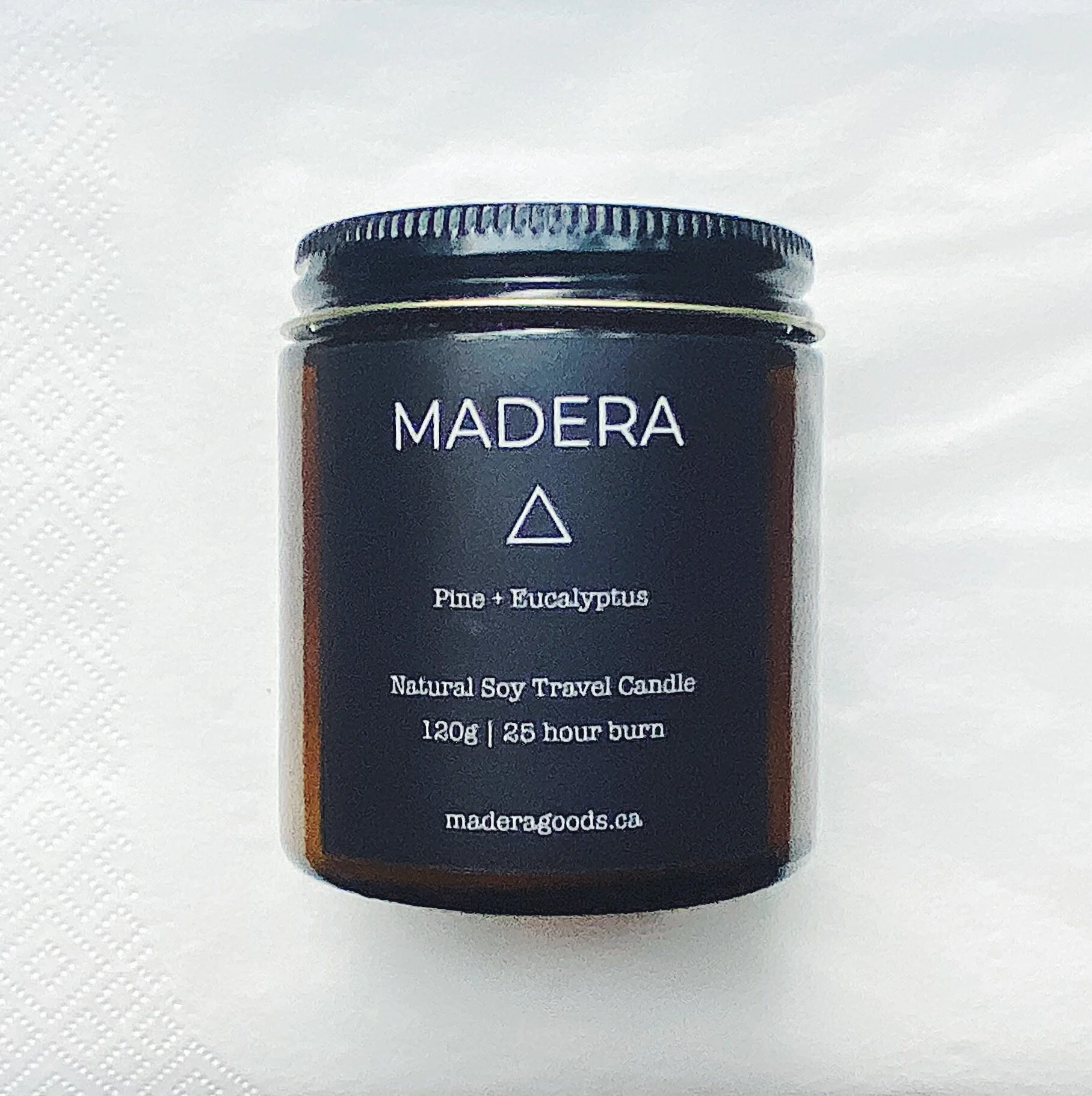Pine + Eucalyptus Natural Soy Travel Candle