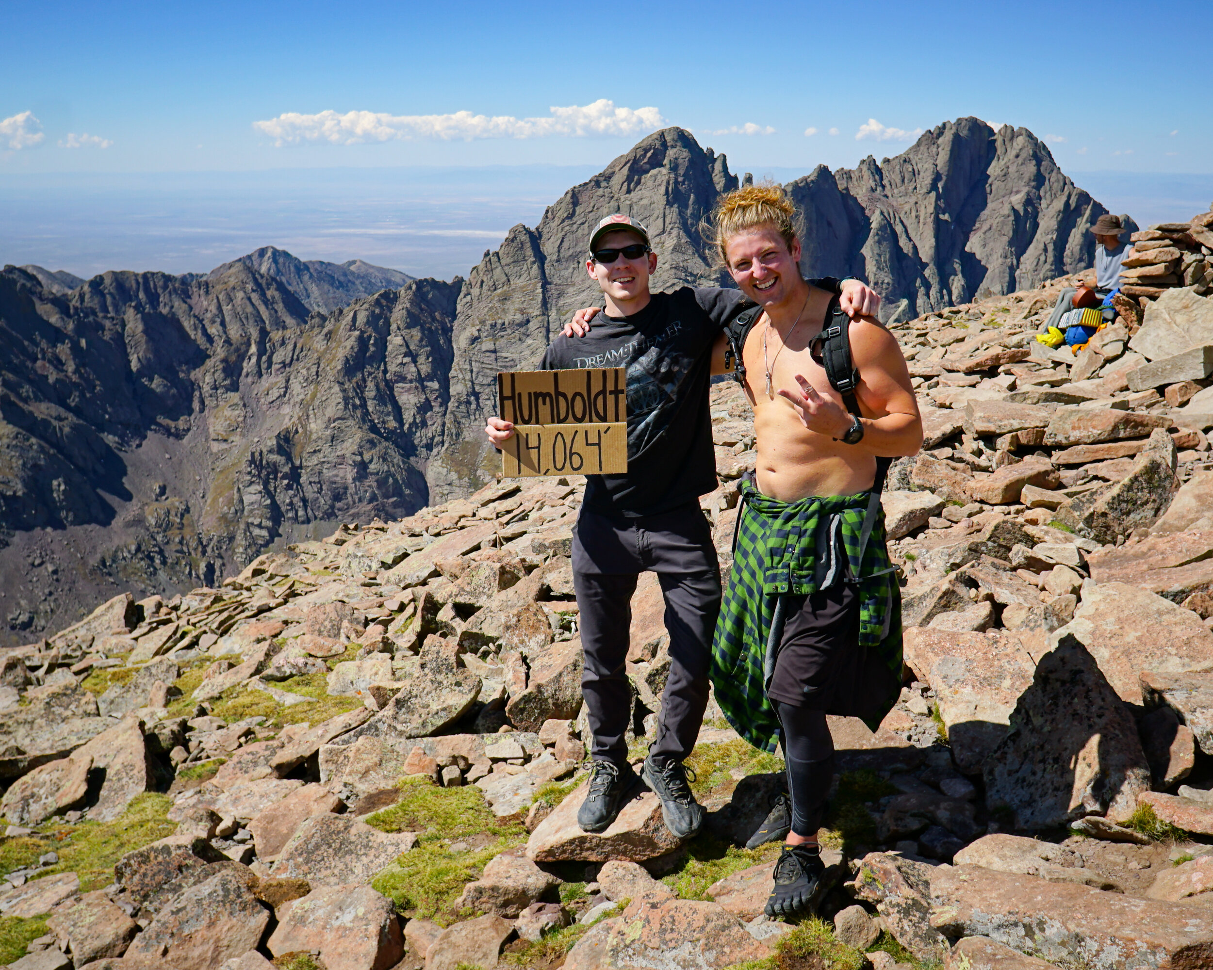 Conquering Humboldt Peak with my buddy Graham Lichtner