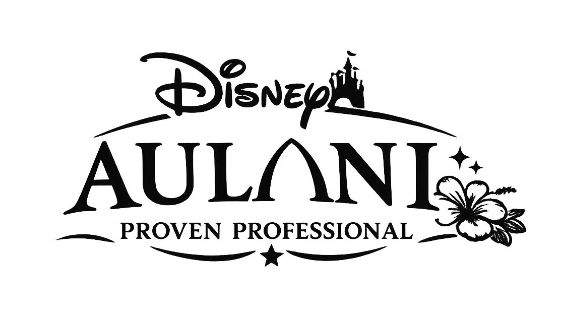 Disney Aulani logo with the words 'Proven Professional' and a hibiscus flower.
