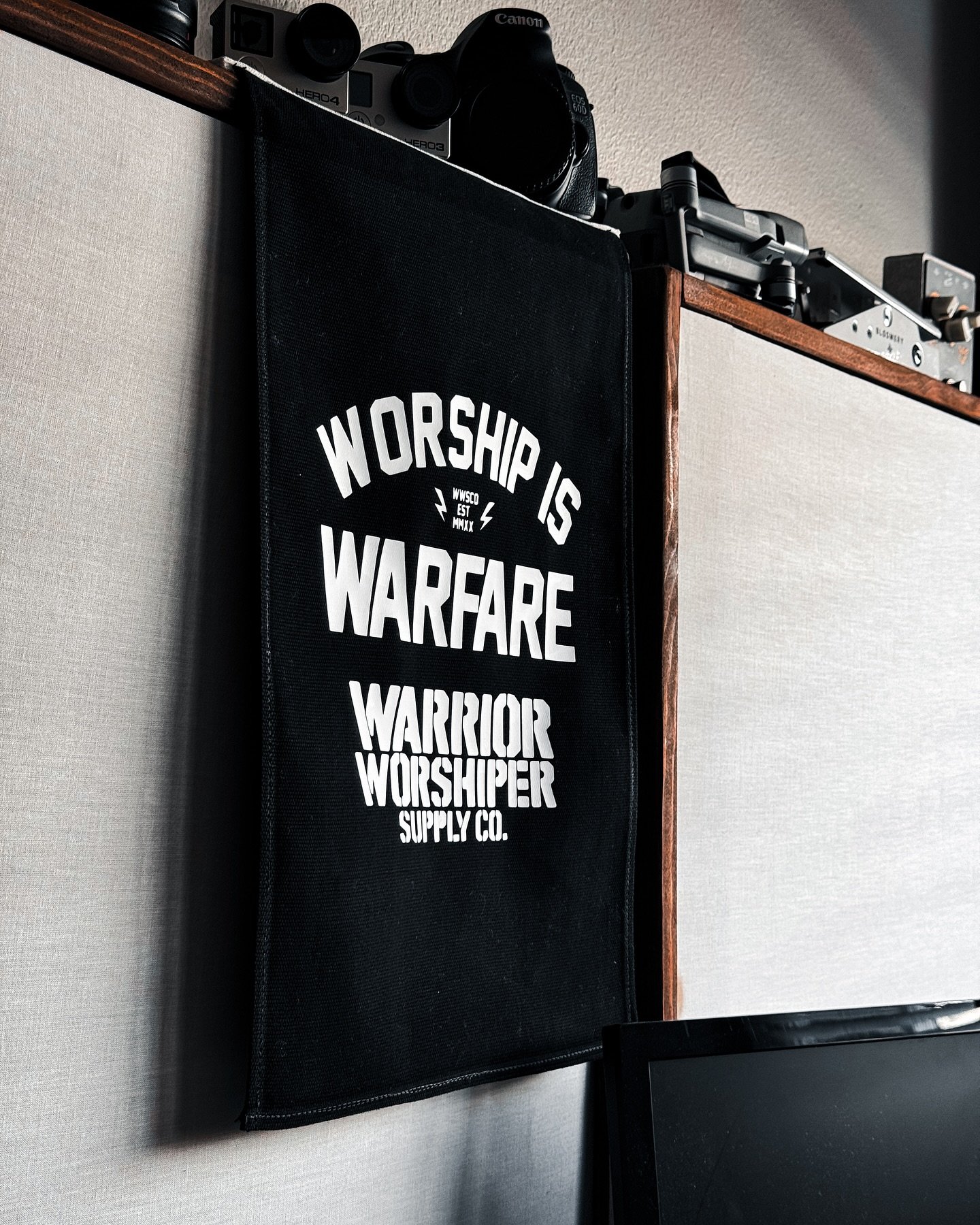 Small canvas flags dropping soon. @warriorworshipersupplyco ⚒️
