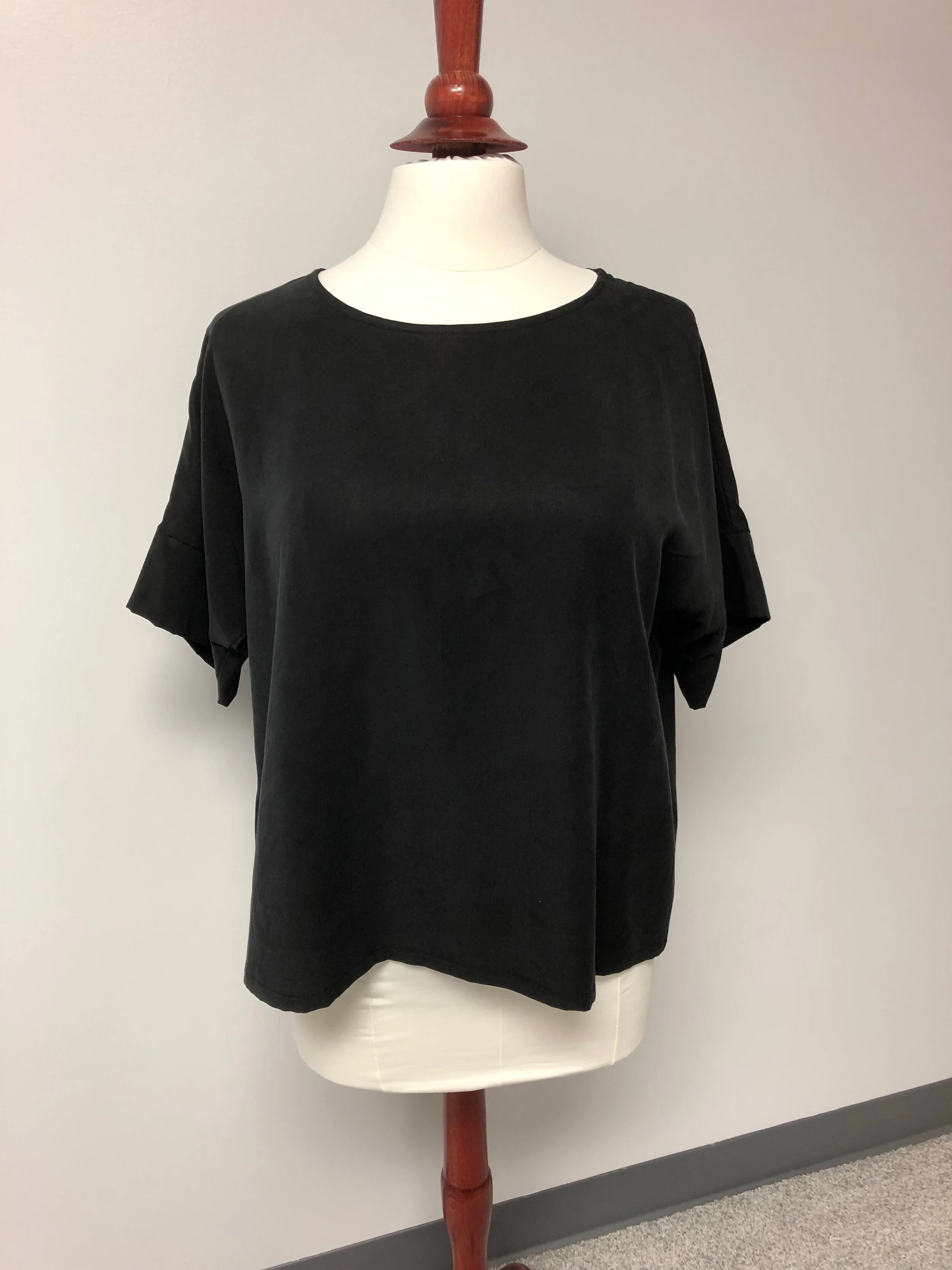 banded-sleeve top