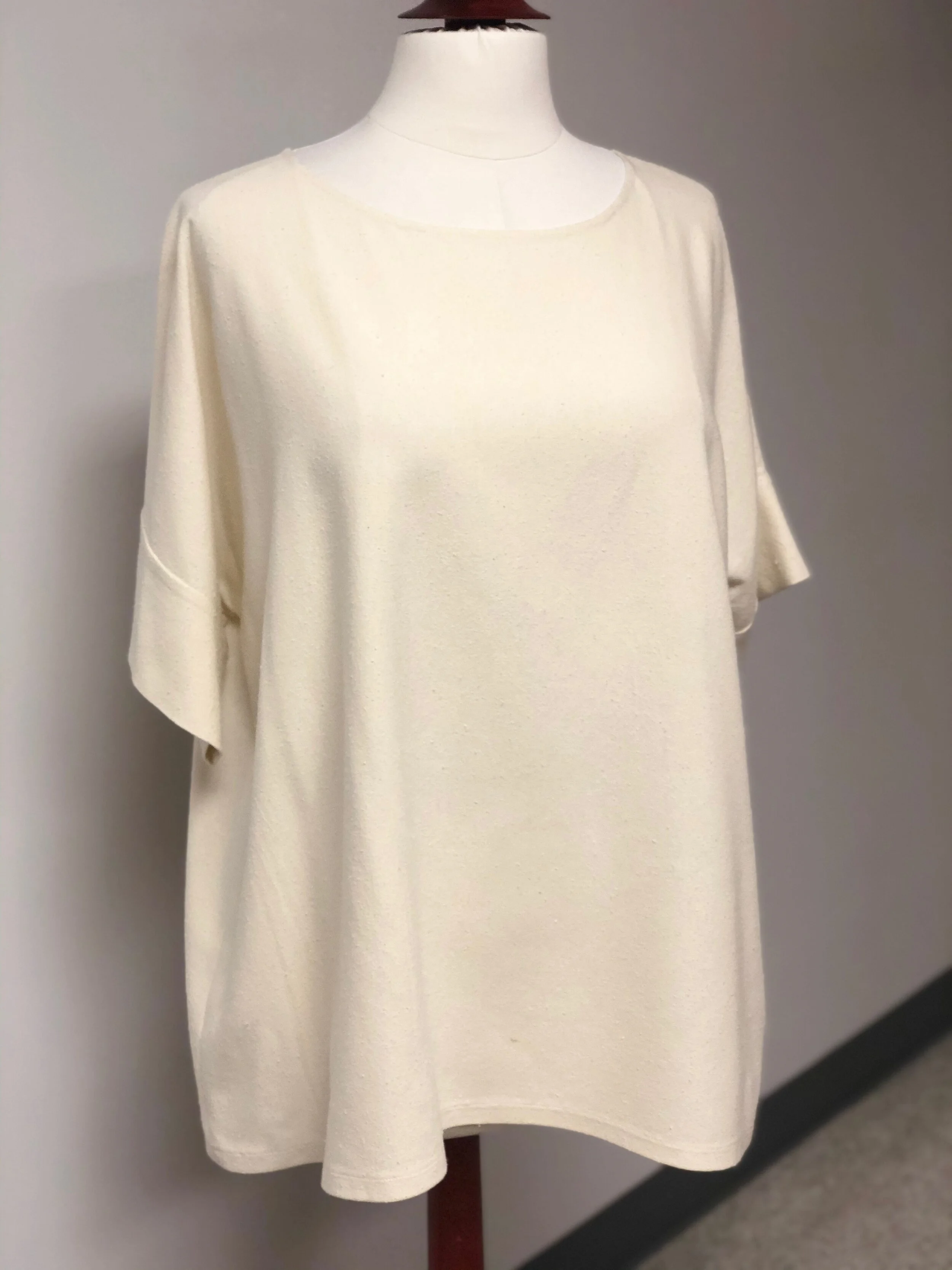 banded-sleeve tunic