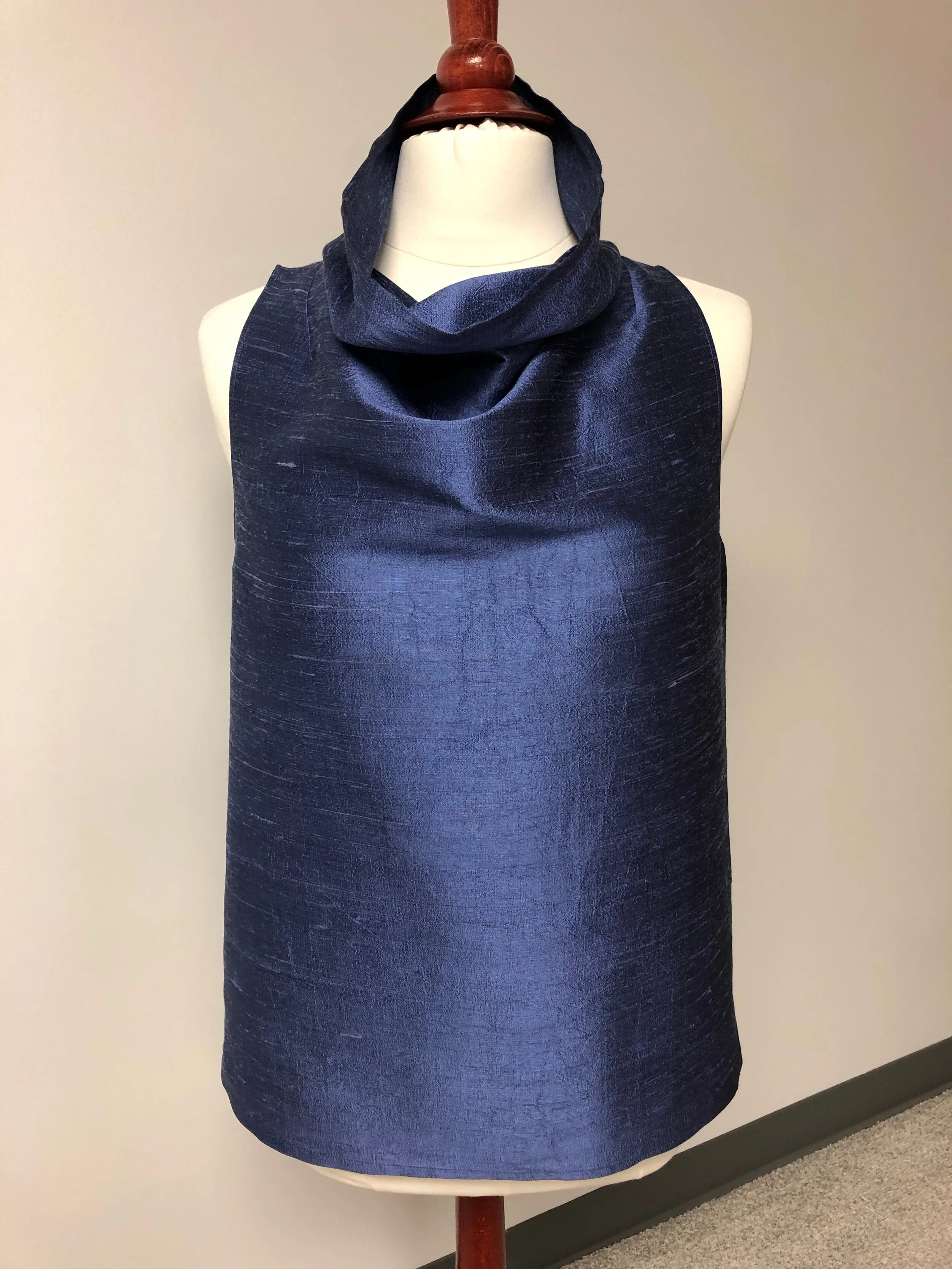 cowl-neck tunic