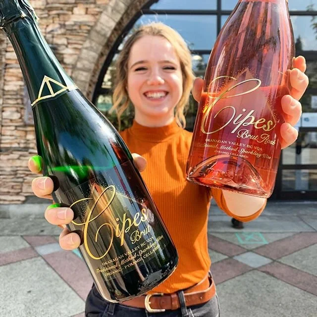 PRODUCING WINE ORGANICALLY SINCE &lsquo;86
We&rsquo;ve just got in some of @summerhillwine brilliant Cipes Sparkling line that have won major international awards for their fantastic organic &amp; biodynamic wines. 
Brut NV (left) 🥂 a true Okanagan Valley classic made in traditional method from organic Riesling, Chardonnay, &amp; Pinot Blanc
Brut Rosé (right) 🥂 100% Pinot Noir cuvée grown at multiple vineyards to produce a crisp, bright style thats also made in traditional method