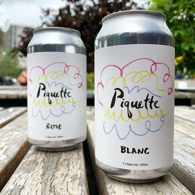 CANNED THAT SPLASHY SUMMER FEELING
Calling all local Natty wine lovers, we&rsquo;ve just got in @asundayinaugust Piquette! 
From left to right:
Ros&eacute; - splashy, light bubbles with notes of watermelon, light berries, and rooibos
Blanc - epitome of summer vibes; zippy, textural, floral, and effervescent with notes of orange, mango, and rosehip
ALLOTMENT: 2 cans per customer