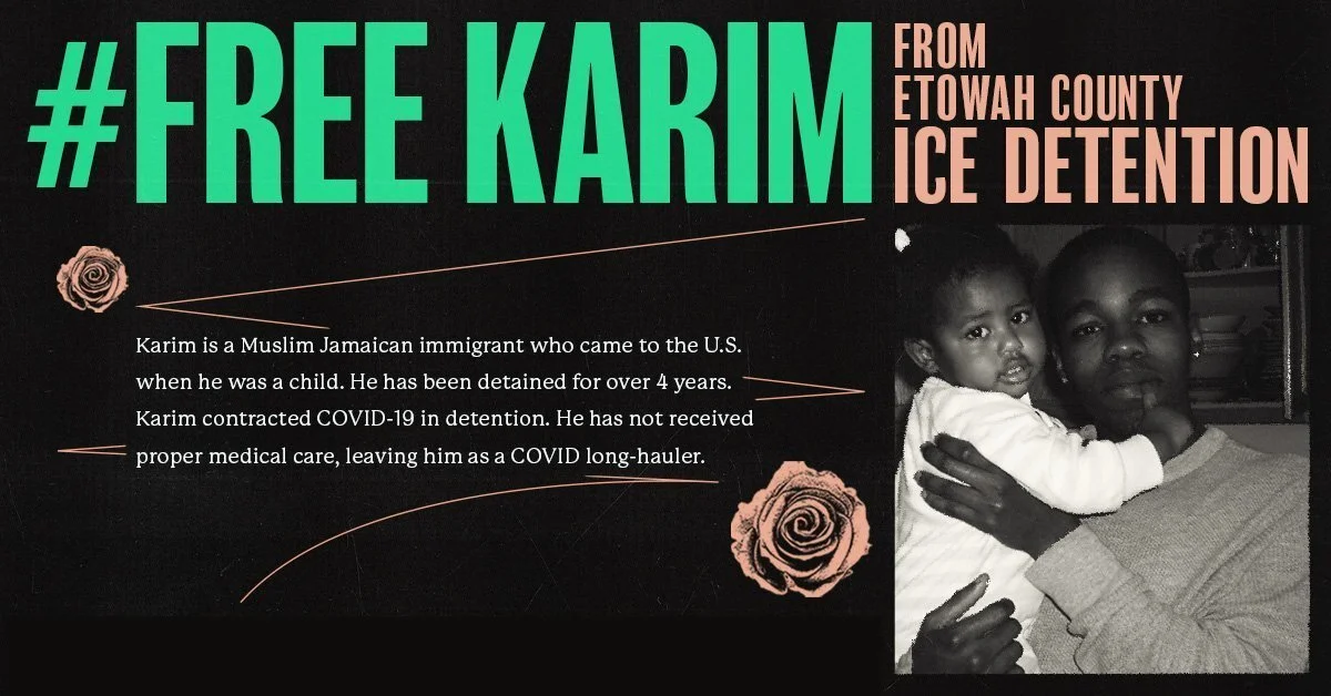 Email ICE and Demand: #FreeKarim