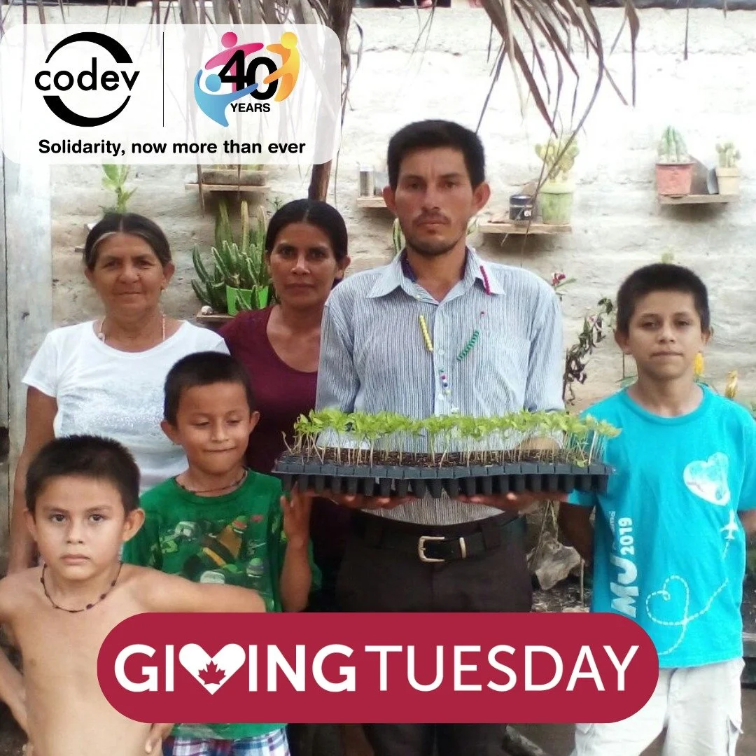 Show your solidarity with the workers, farmers, women, and educators who are actively resisting repression and pushing back against the neo-liberal agenda throughout Latin America. 

Make a one-time gift or join CoDevelopment Canada as a monthly dono