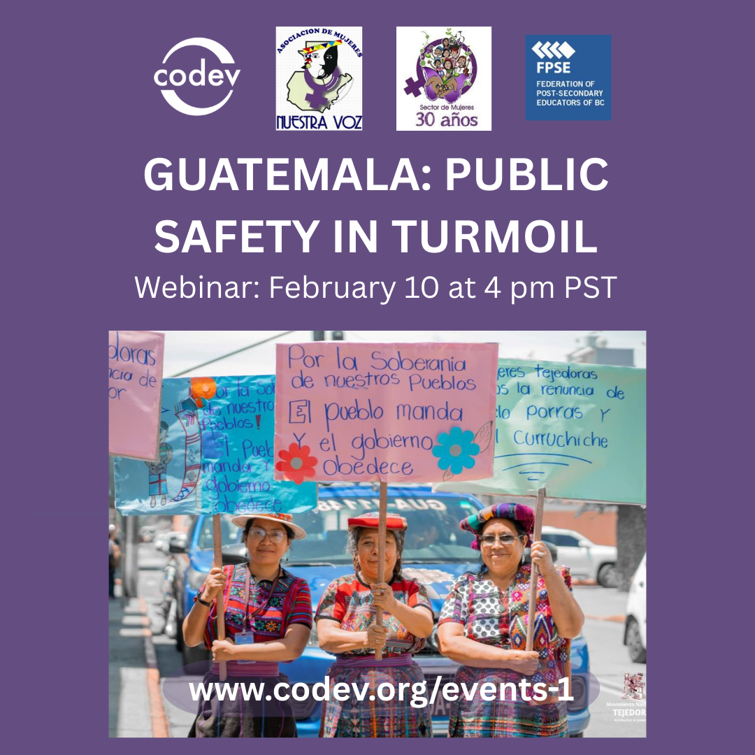 Guatemala: Public Safety in Turmoil