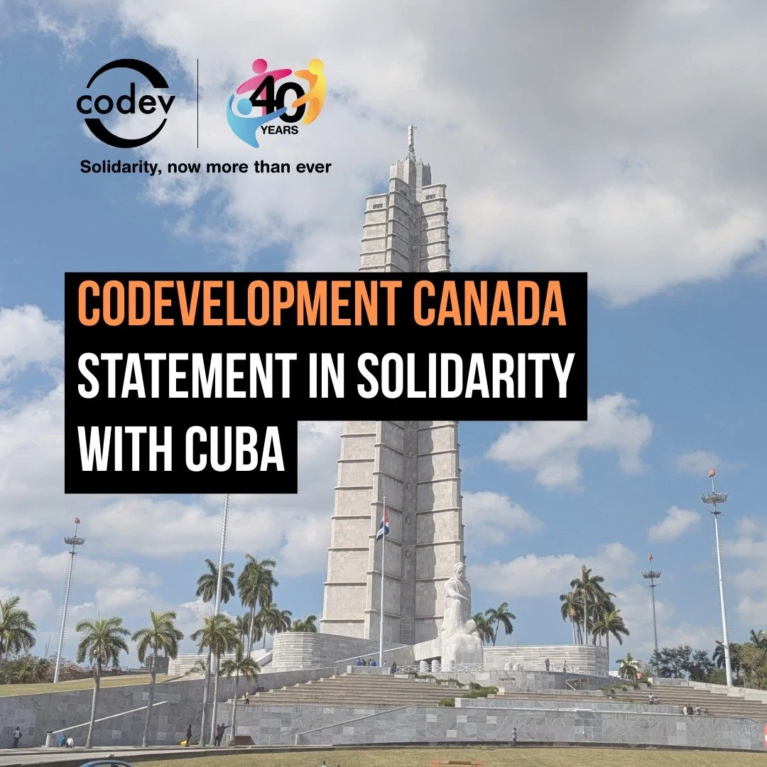CoDevelopment Canada (CoDev) condemns President Trump's Executive Order, issued on January 29, 2026, titled "Addressing Threats to the United States by the Government of Cuba." This order marks another step toward the complete siege of the 