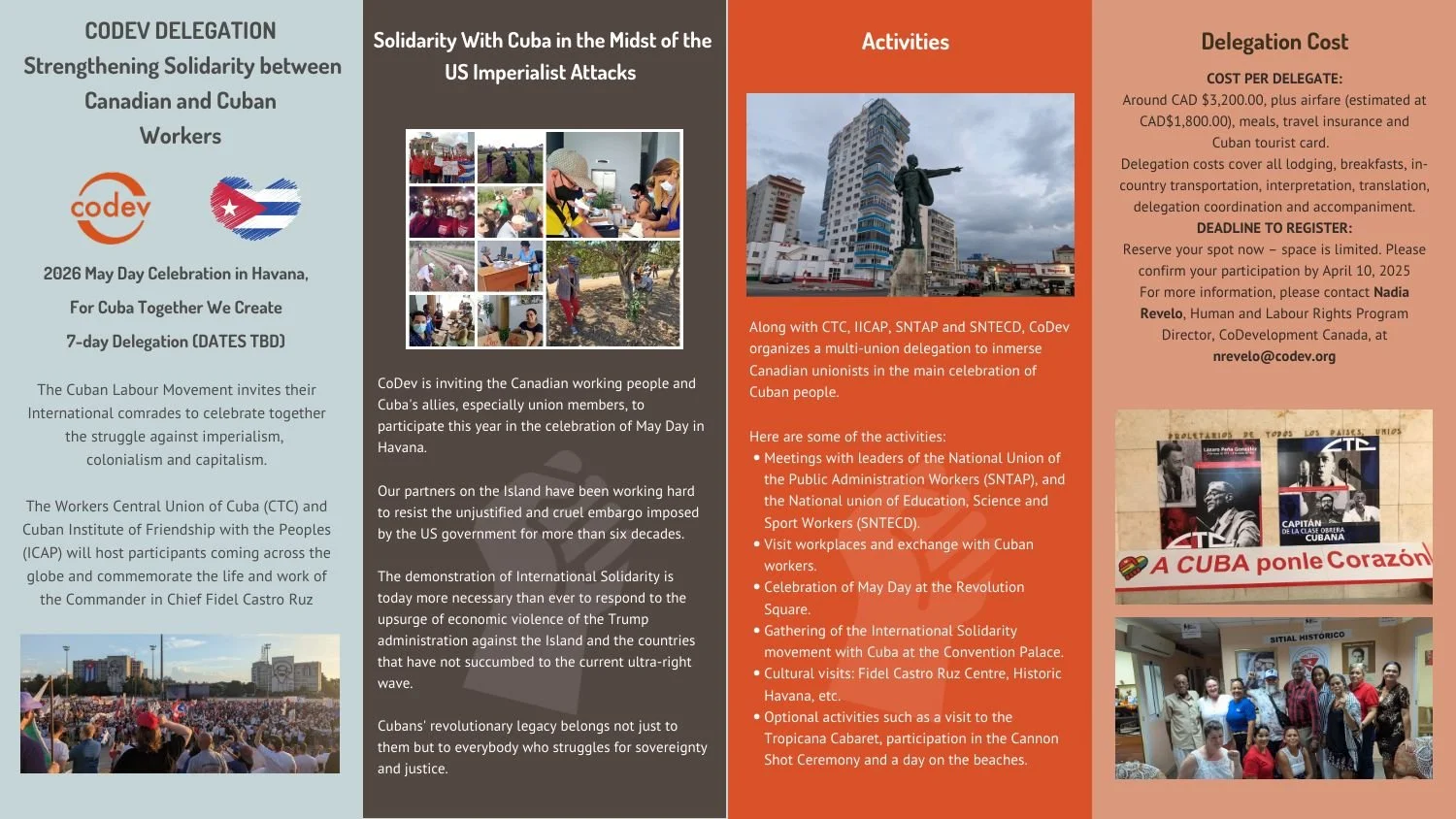 DELEGATION> Strengthening Solidarity: May Day Celebration in Havana