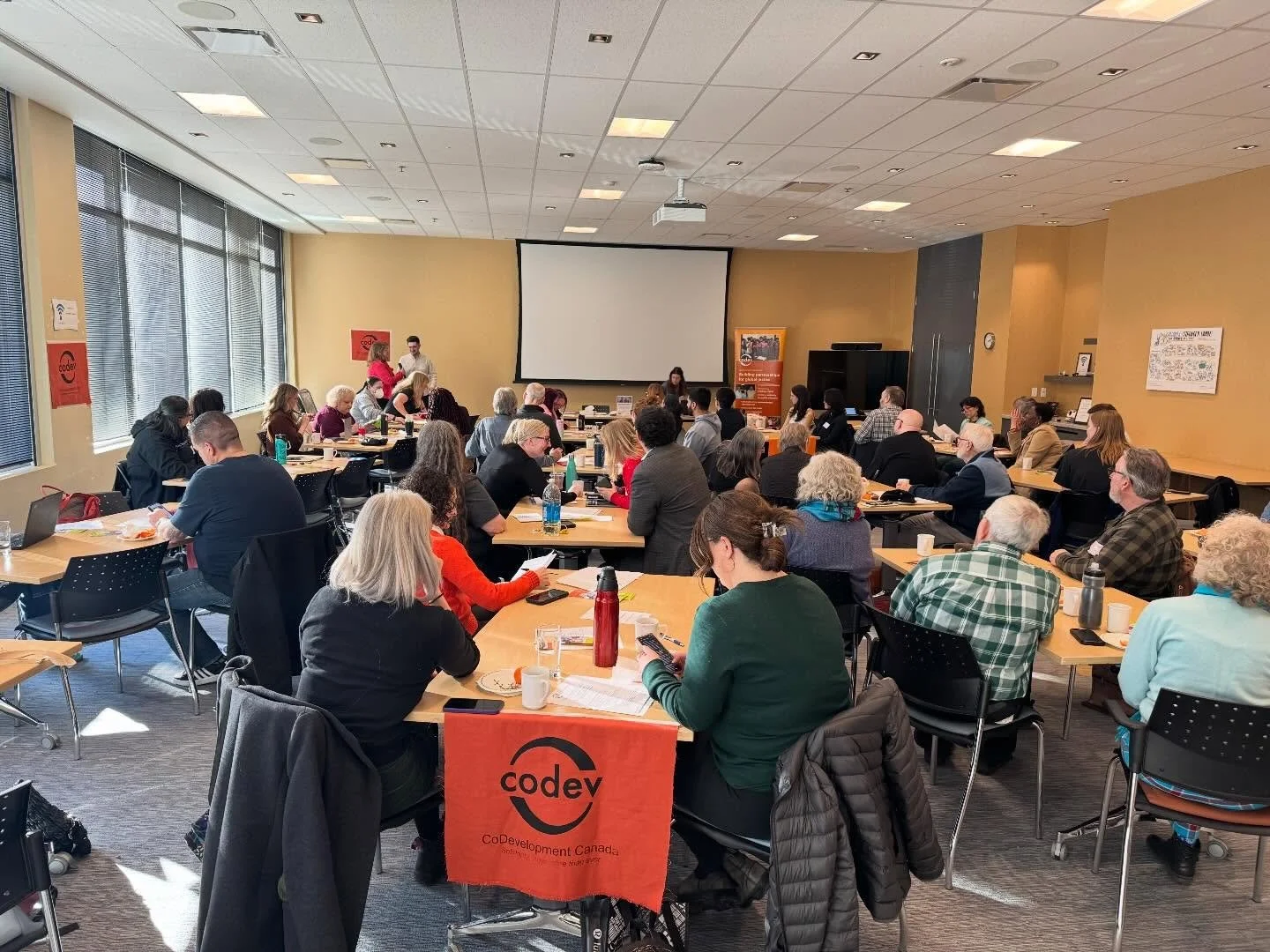 The 2026 edition of CoDev&rsquo;s International Solidarity Conference is now underway! Full house of union members ready to support union-fueled international solidarity. Great day ahead!
#internationalsolidarity #canlab #bclab #socialjustice #unions