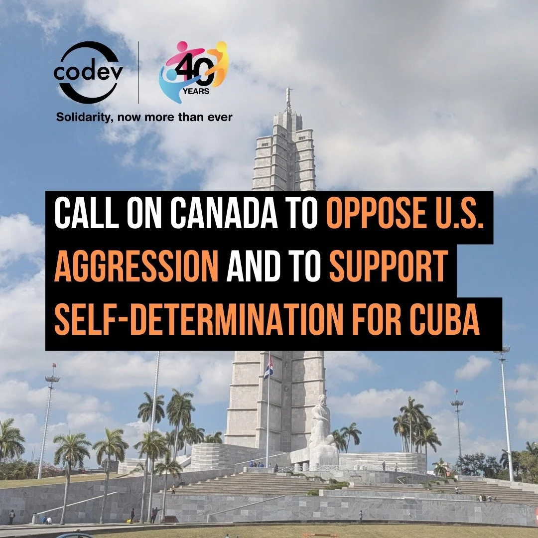 The U.S. is waging an escalating economic war - with other coercive measures and threats - against Cuba. These measures have been repeatedly rejected by the UN General Assembly as contravening the principles and norms of international law, especially