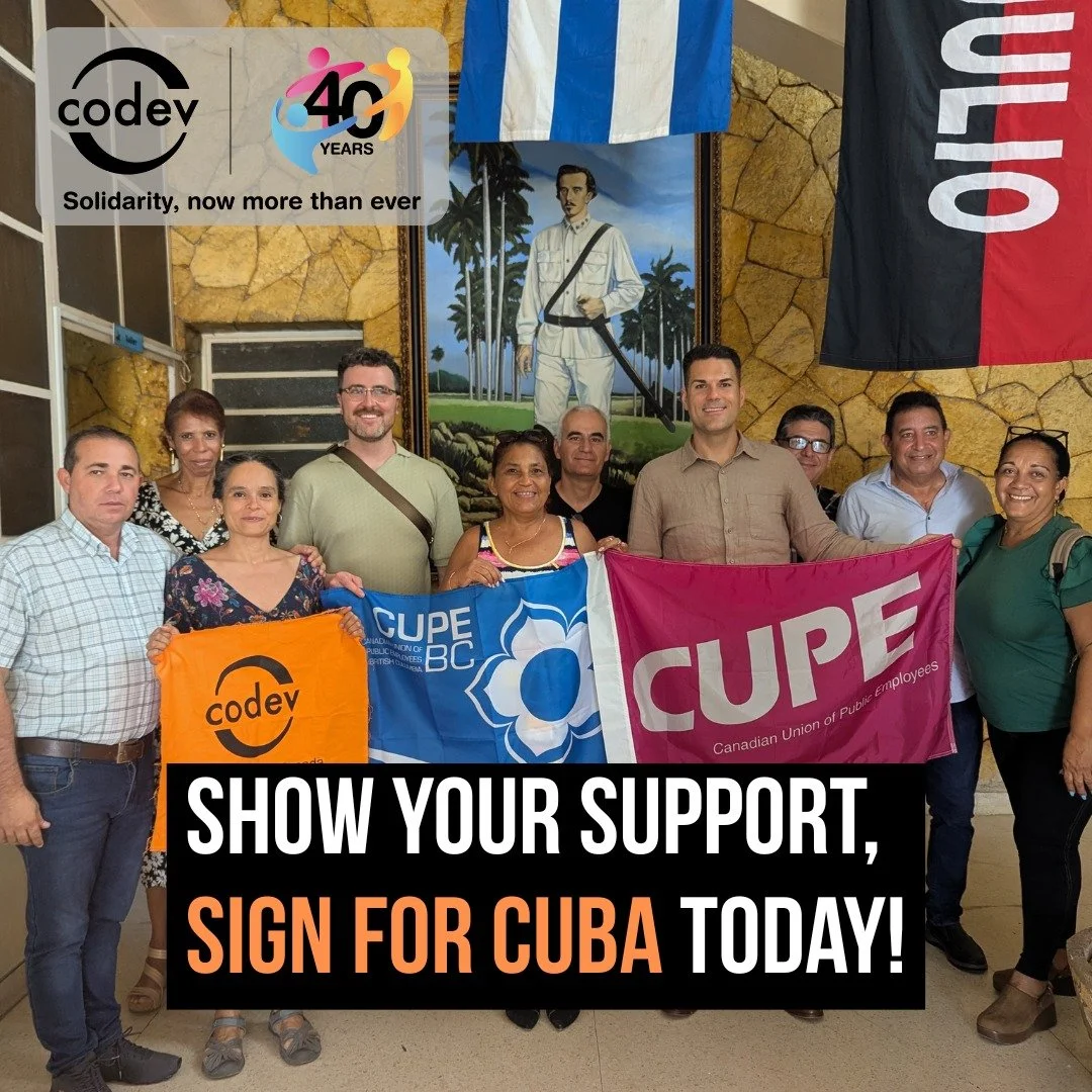 Our Cuban union partners invite allies to join the &ldquo;I Sign for Cuba&rdquo; campaign to demonstrate their commitment to peace in the Caribbean and respect for Cuba's self-determination and sovereignty.

https://www.firmoporcuba.com/

#firmoporcu