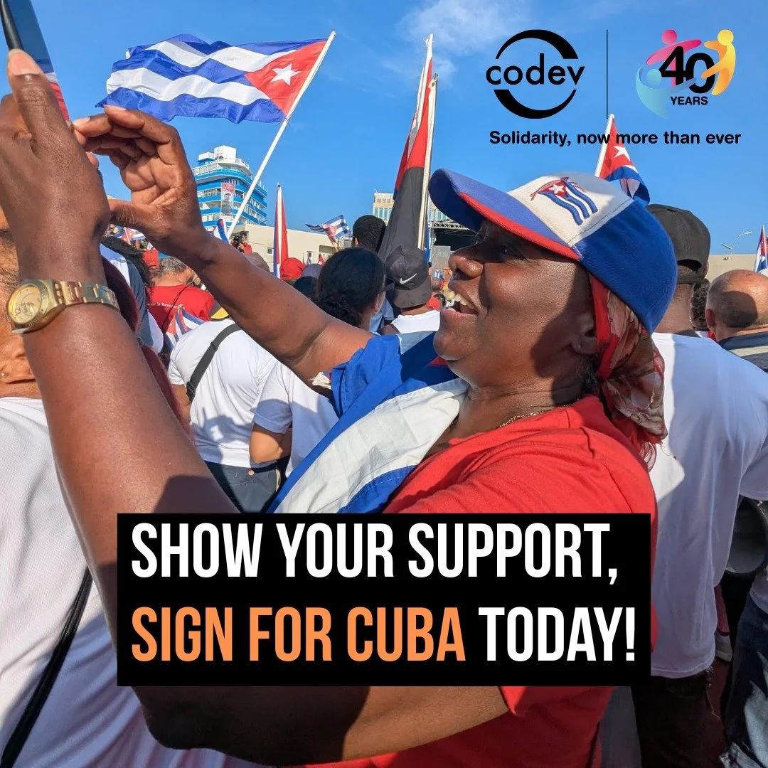 CoDev&rsquo;s multi-union delegation to Cuba has returned after nearly ten full days of activities. We spent meaningful time with our partners in Havana, and it was inspiring to see how international solidarity is making a difference. 

Thanks to sol
