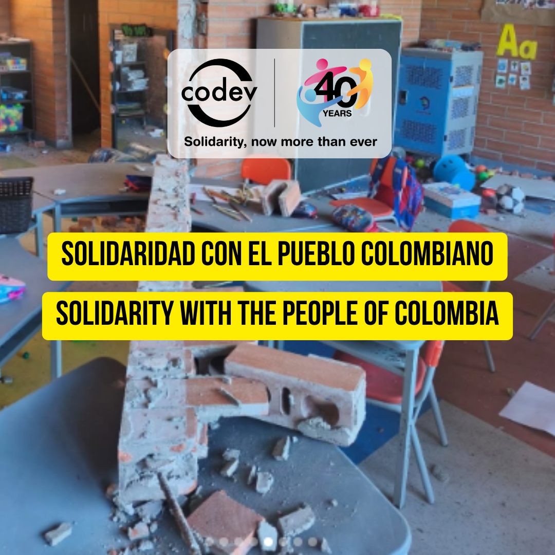 Colombian partners assess earthquake damage
