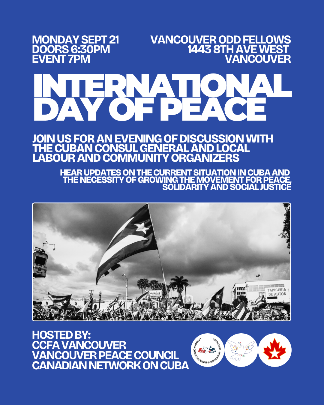 Cuba event on the International Day of Peace