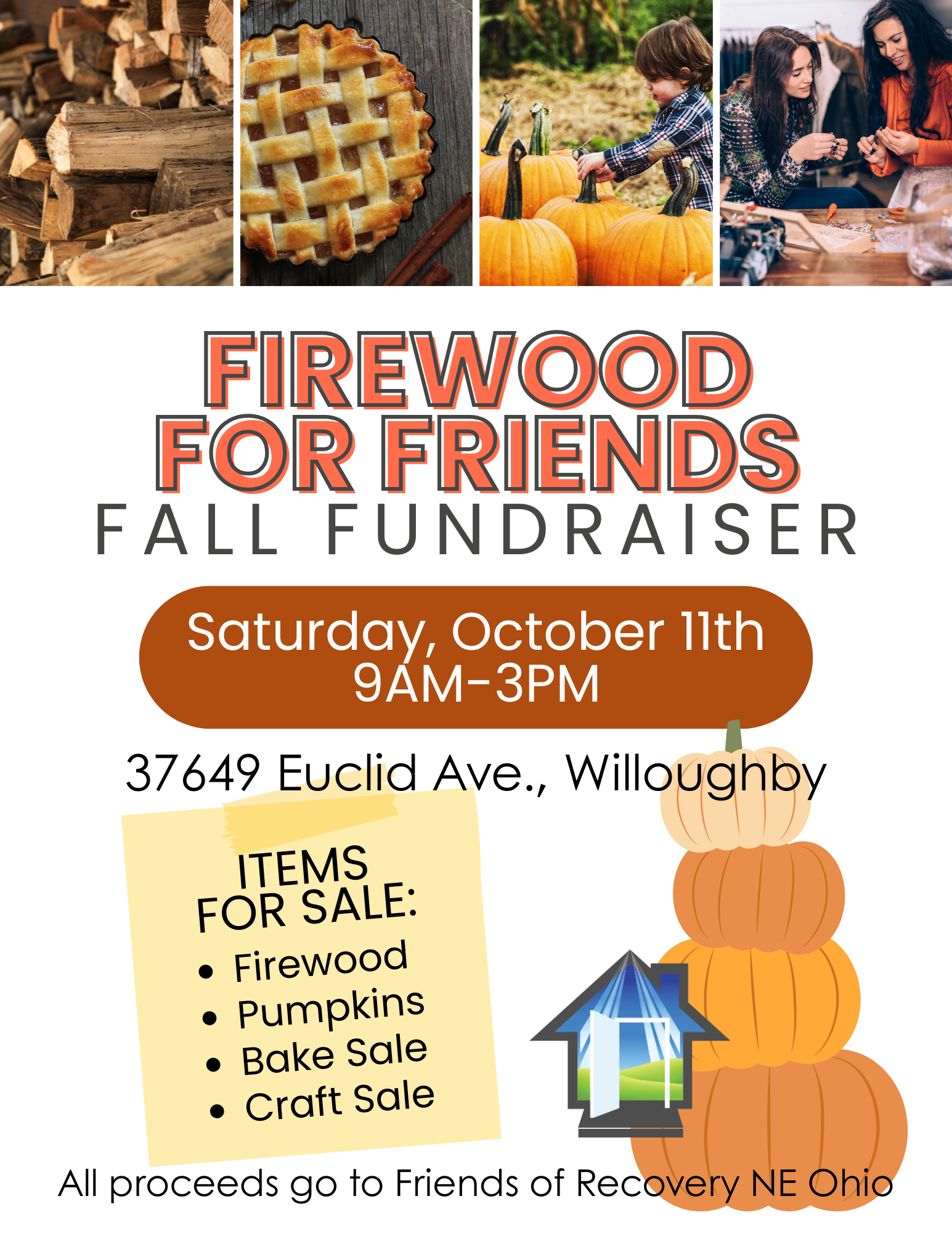 Firewood for Friends Fall Fundraiser