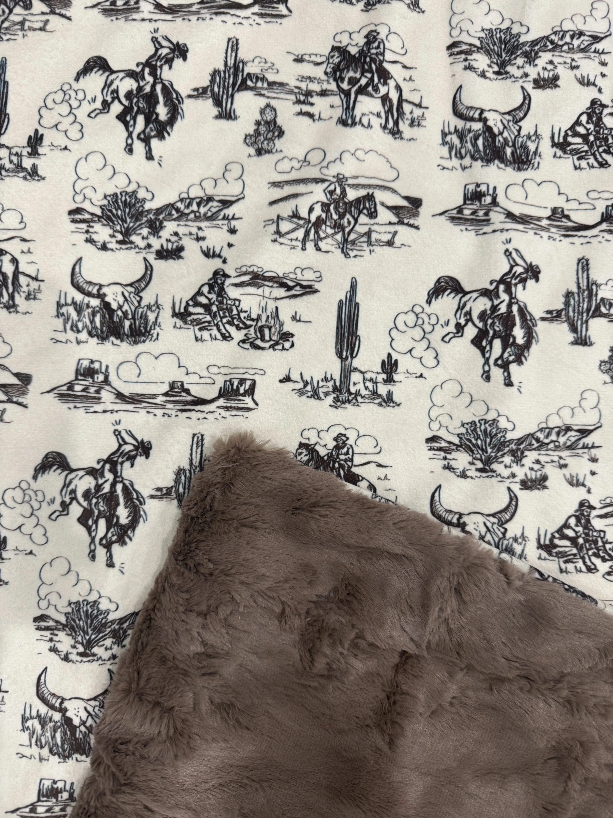 A Day on the Plains Adult Blanket