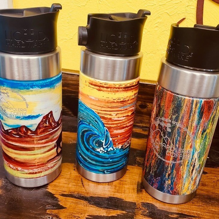 Just arrived! New travel mugs from @liquidhardware in 12 oz and 16 oz sizes. Available online on our web site or at the coffee shop in Idaho Falls. #chapoleracoffee #chapoleracoffeeshop #travelmug