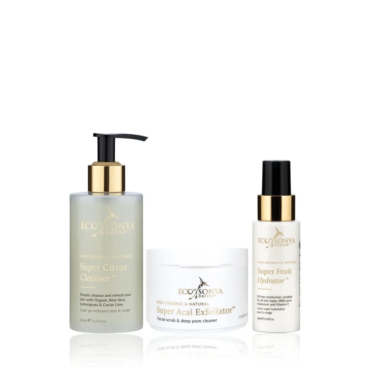 Three Step System with Acai Exfoliator