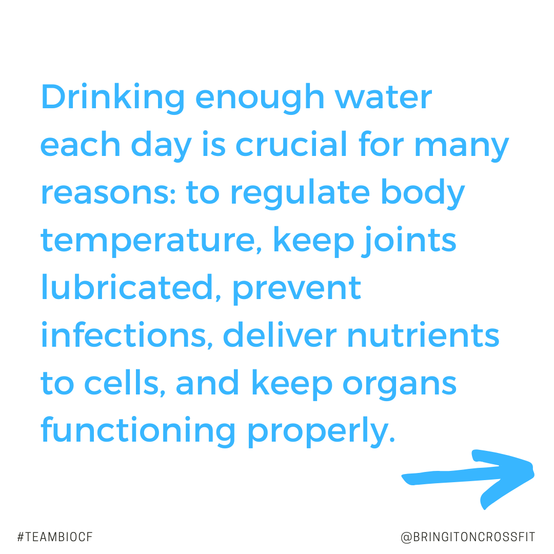 Are you drinking enough water?