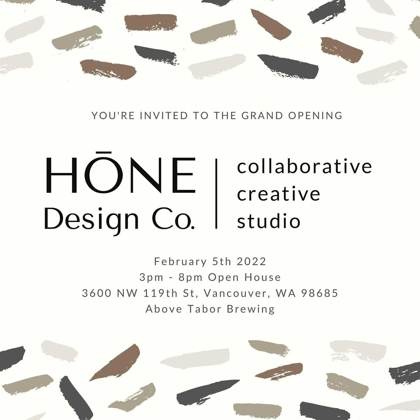 You&rsquo;re invited!! 

Well Hewn Home is extending our interior design services and opening a design studio. 

Stop by to check out our work, eat some good food and connect 🖤