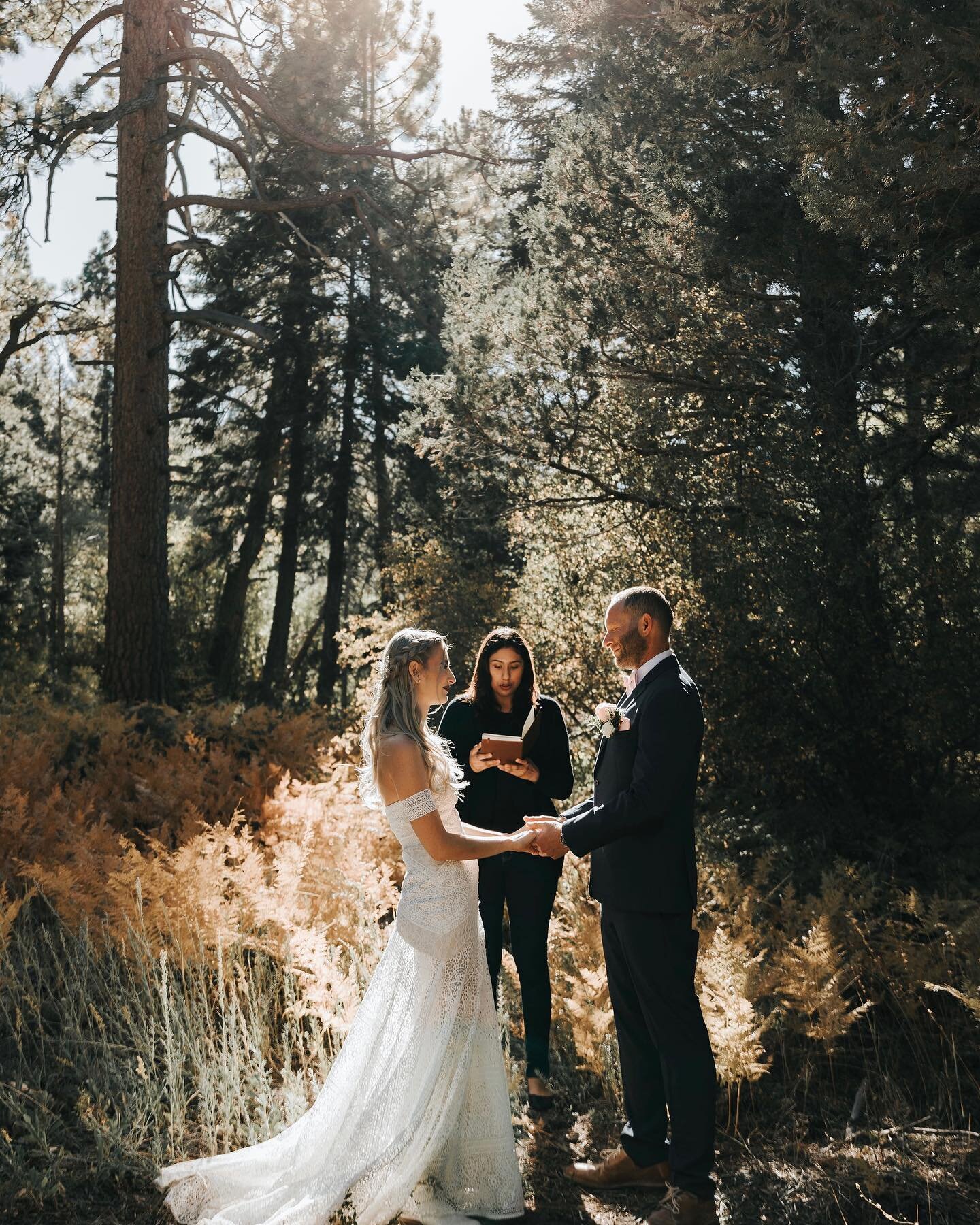 A dreamy fall Big Bear elopement with the sweetest couple 💫🍁🍂🥰 my favorite part is always the personal vows, what about yours?

#elopementinspo #elopement #bigbearwedding #fall #viral #fyp #foryoupage