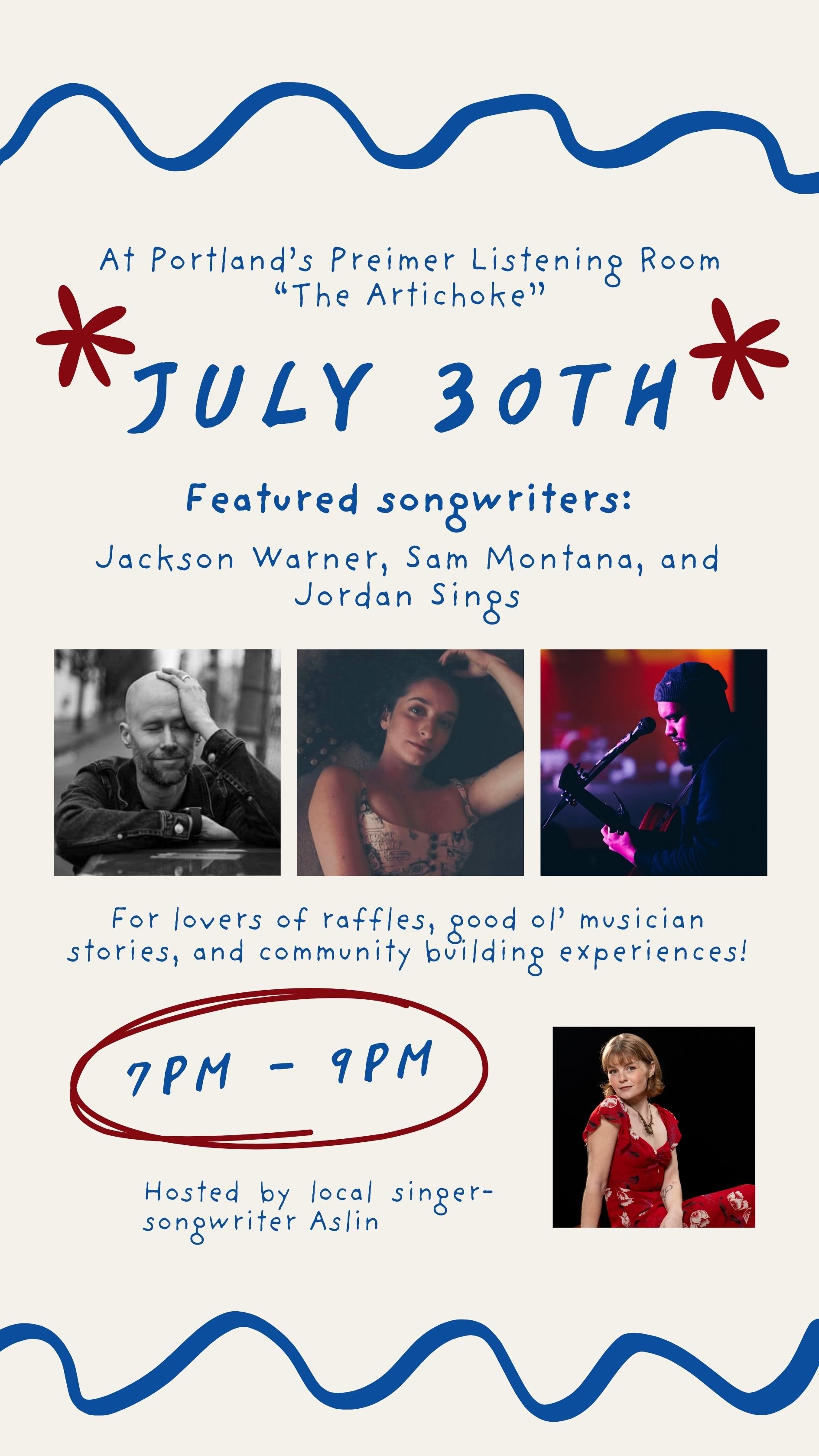 Aslin + Friends Songwriter Series
