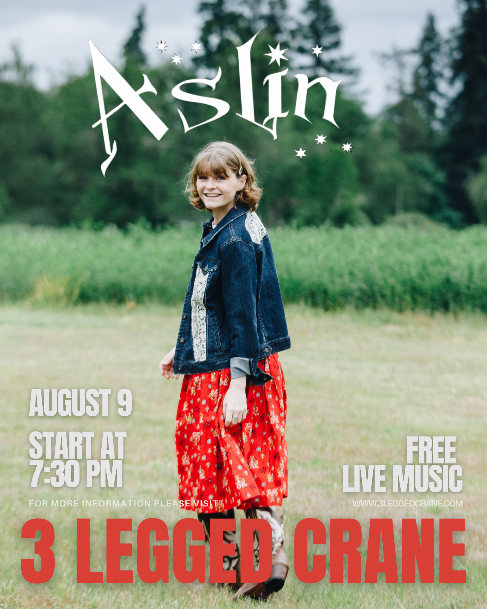 Aslin at 3 Legged Crane