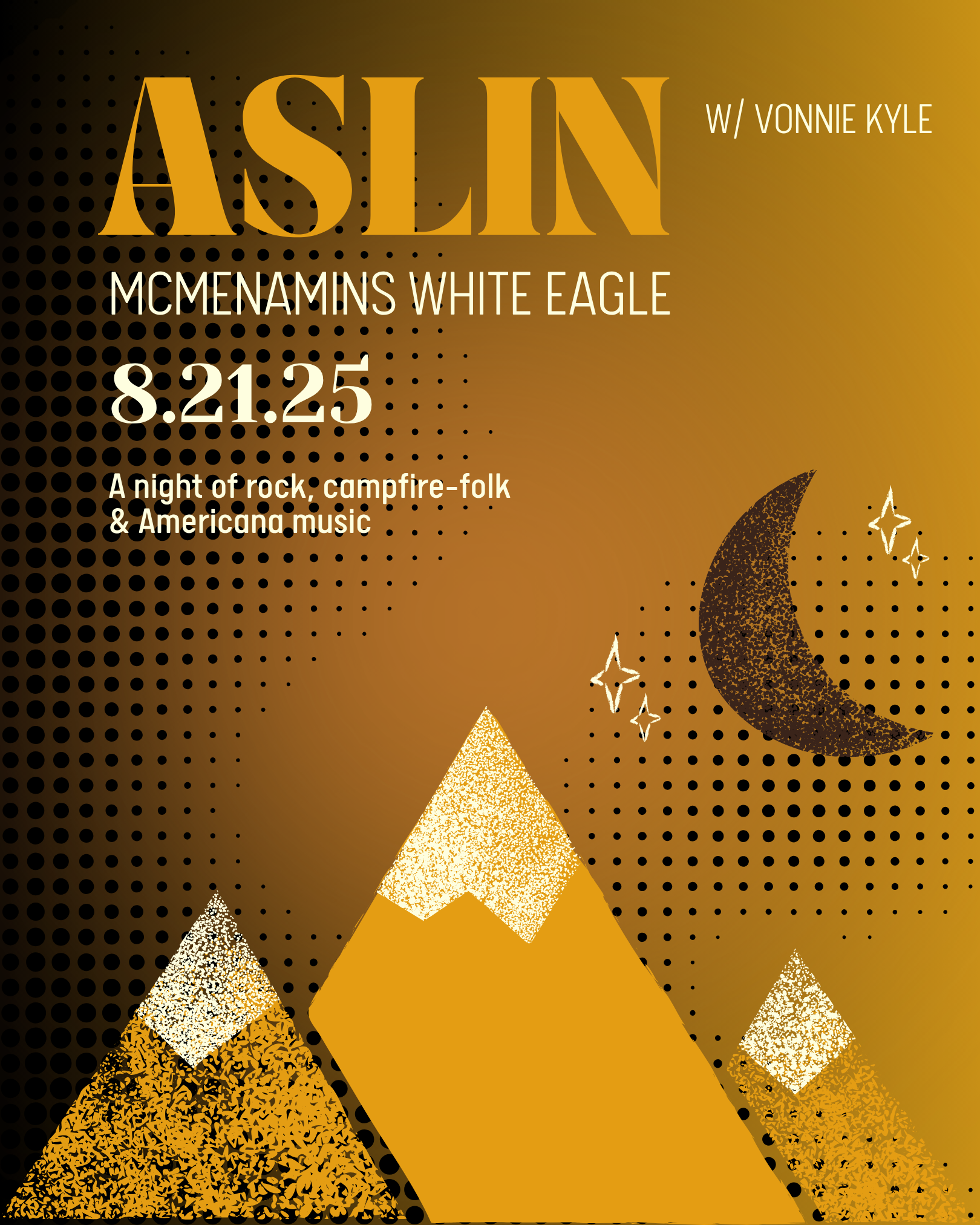 Aslin HEADLINING The White Eagle Saloon