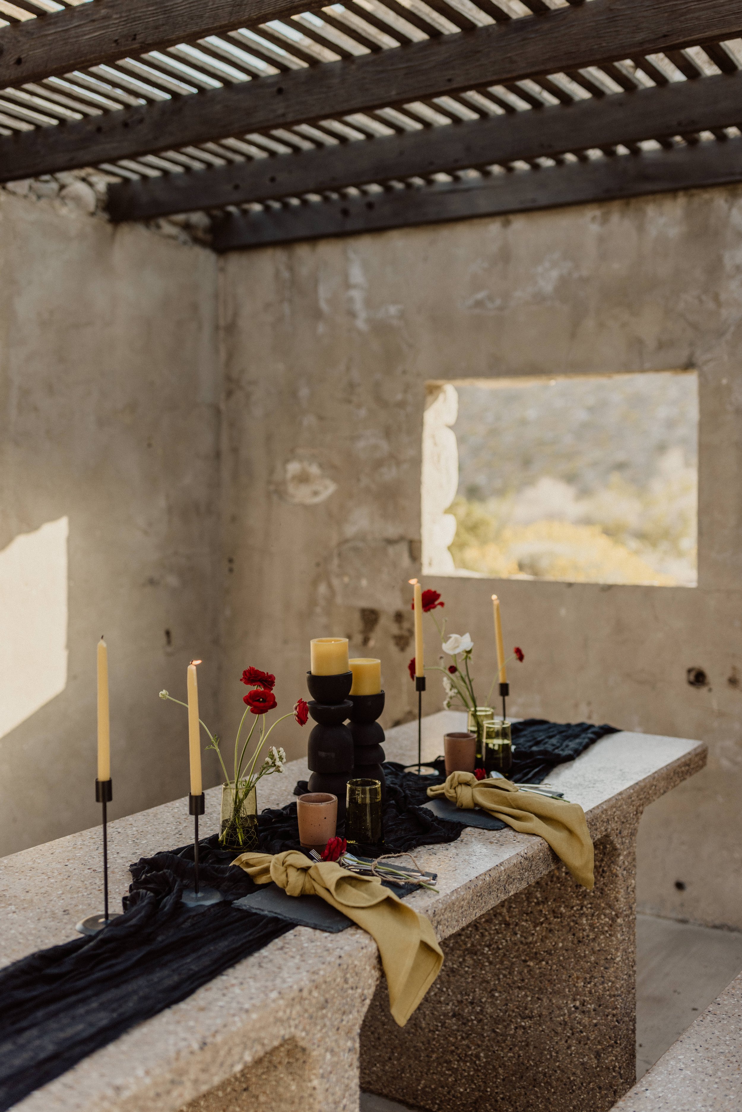  joshua tree california desert elopement minimal wedding 