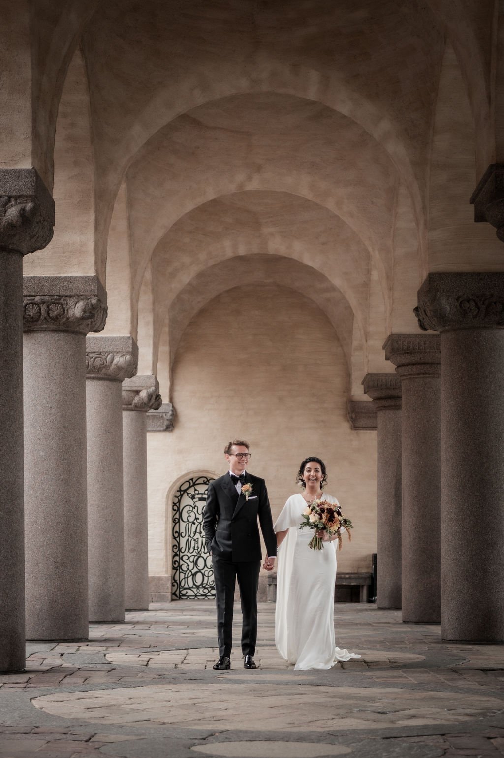  nordeen real bride minimal wedding dress in sweden 