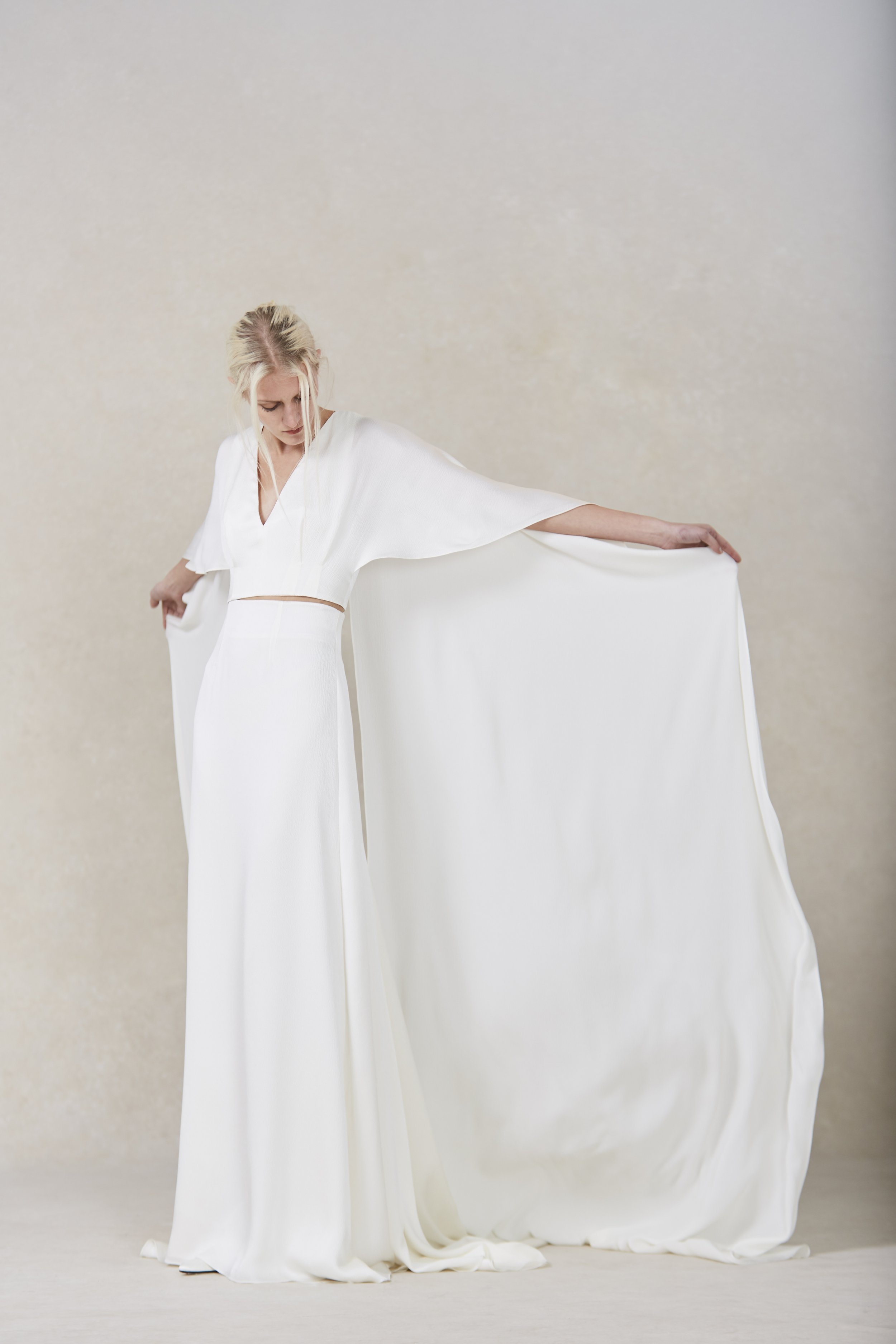  nordeen bridal navlyn cape gown 