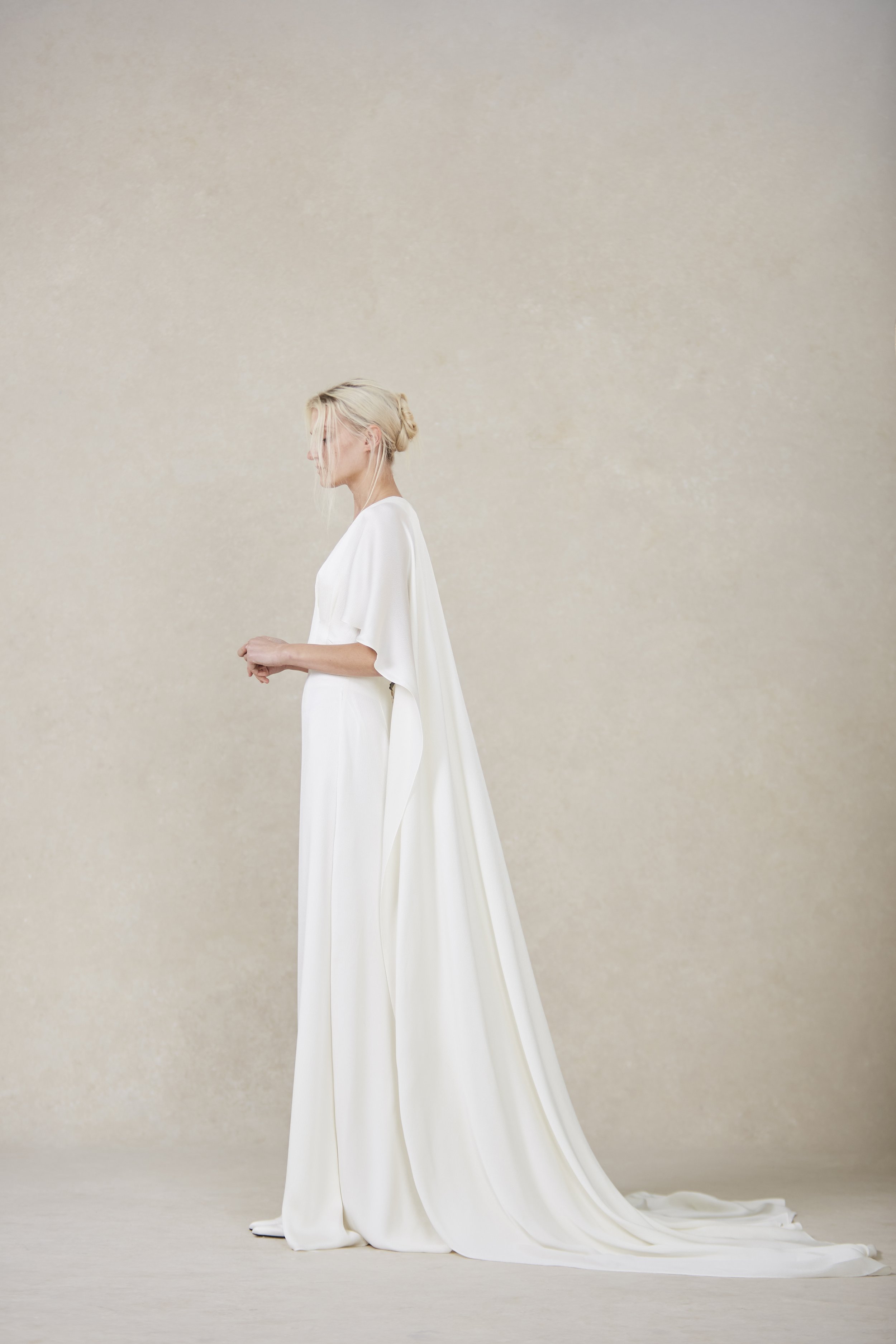  nordeen bridal navlyn cape gown 