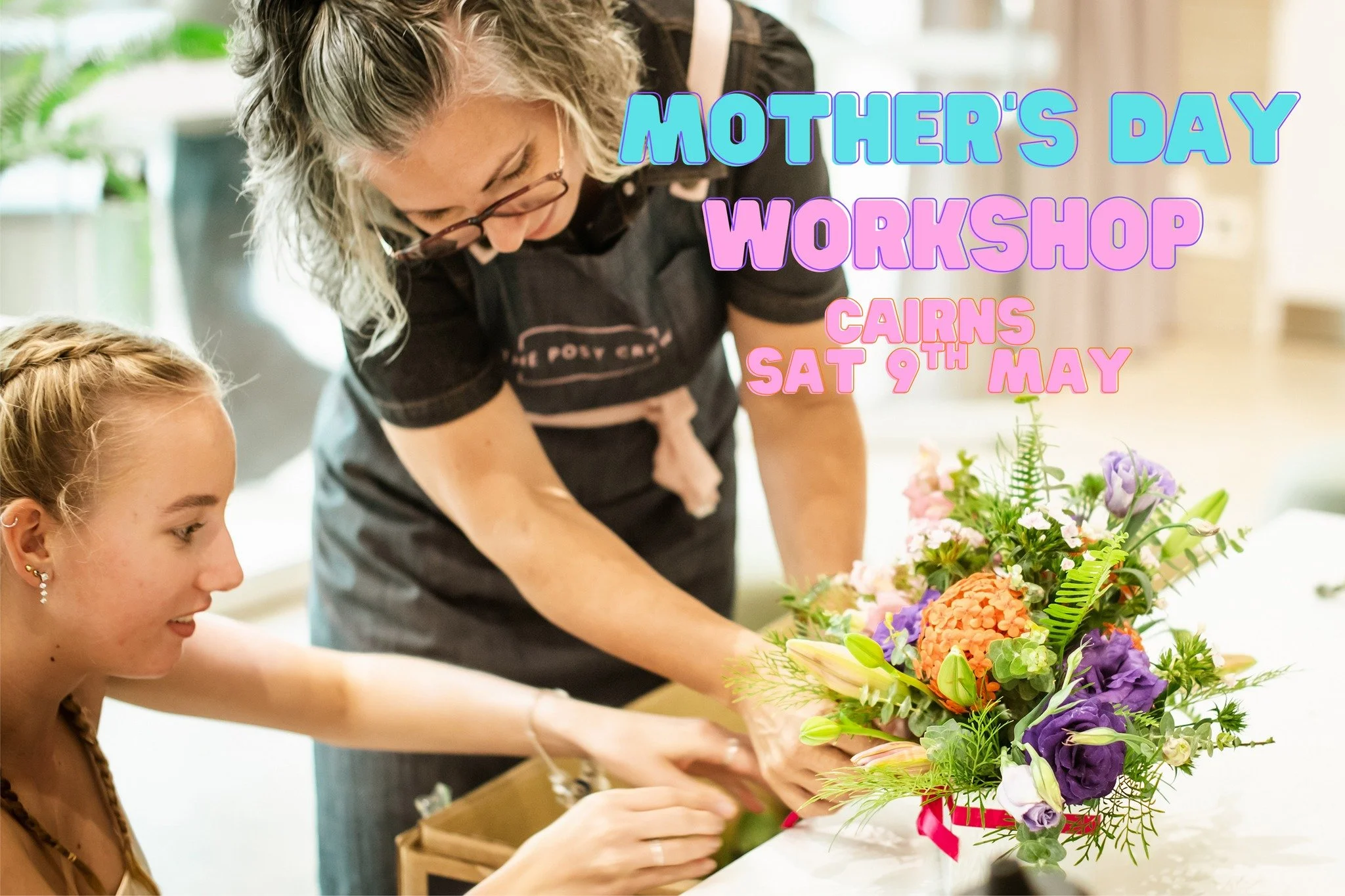 This Mother&rsquo;s Day, skip the usual gift and share an experience instead. Spend a relaxed morning surrounded by flowers, creativity and good company and leave with a beautiful arrangement made by you.

Come along with your mum, bring a friend or 
